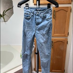 Some light blue ripped jeans from Forever 21